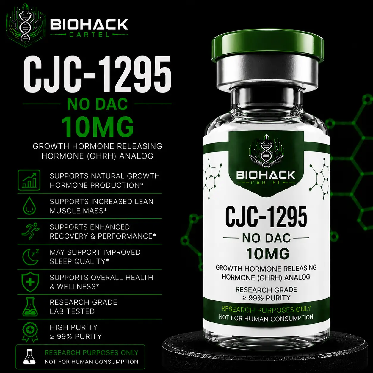 CJC-1295 No DAC 10mg CJC-1295 No DAC 10mg