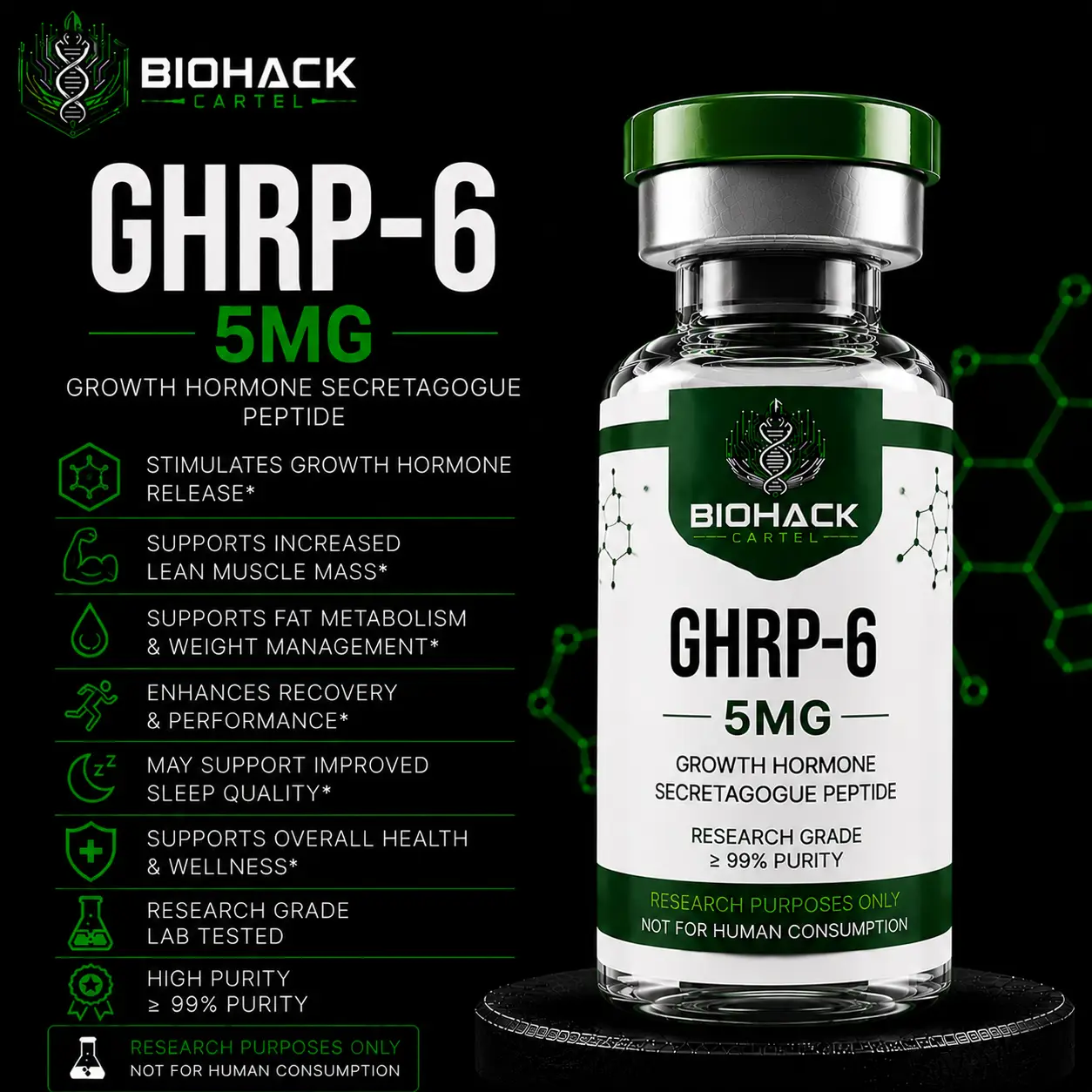 GHRP-6 5mg GHRP-6 5mg